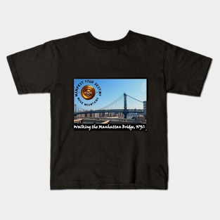 TRU3 Gong Manhattan Bridge, NYC Kids T-Shirt